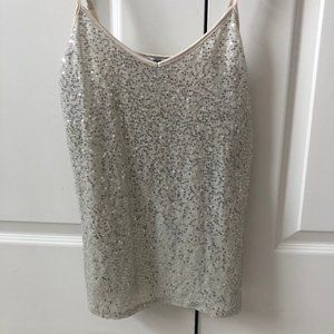 Cream/Silver Sparkling Camisole